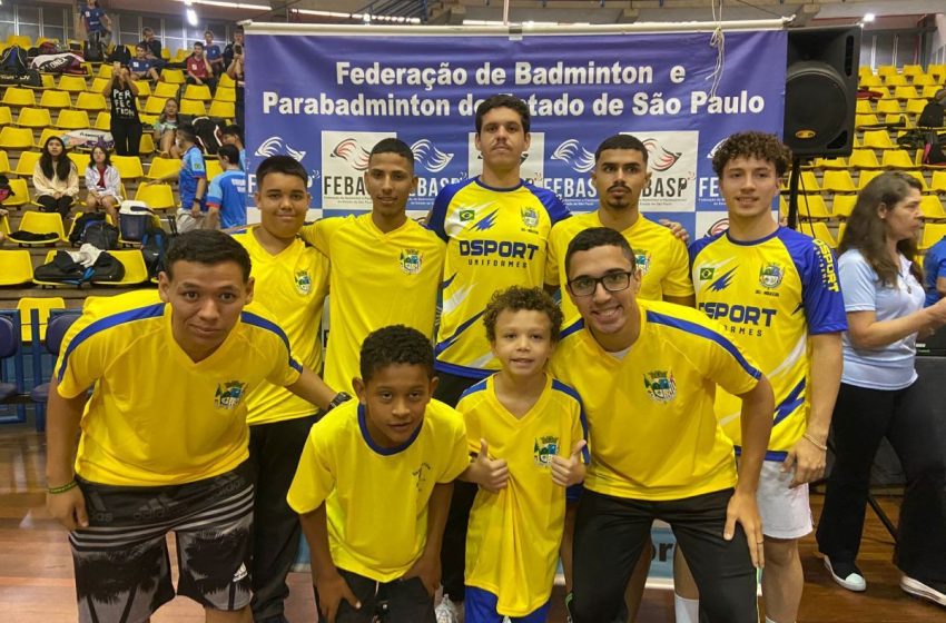  Badminton de Mirassol garante três ouros, duas pratas e dois bronzes em São Bernardo do Campo