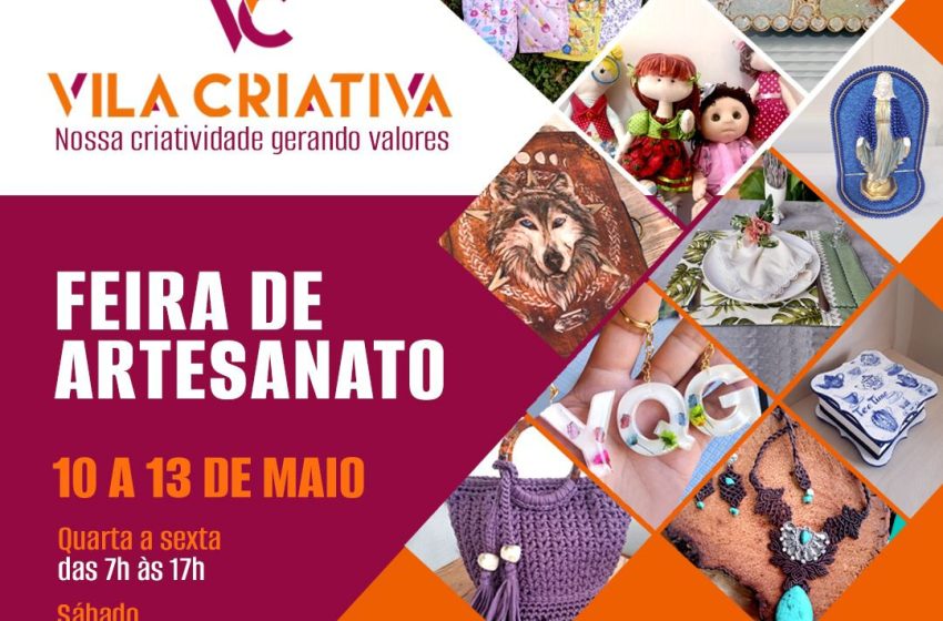  Nova edição da Vila Criativa será realizada entre os dias 10 e 13 de maio