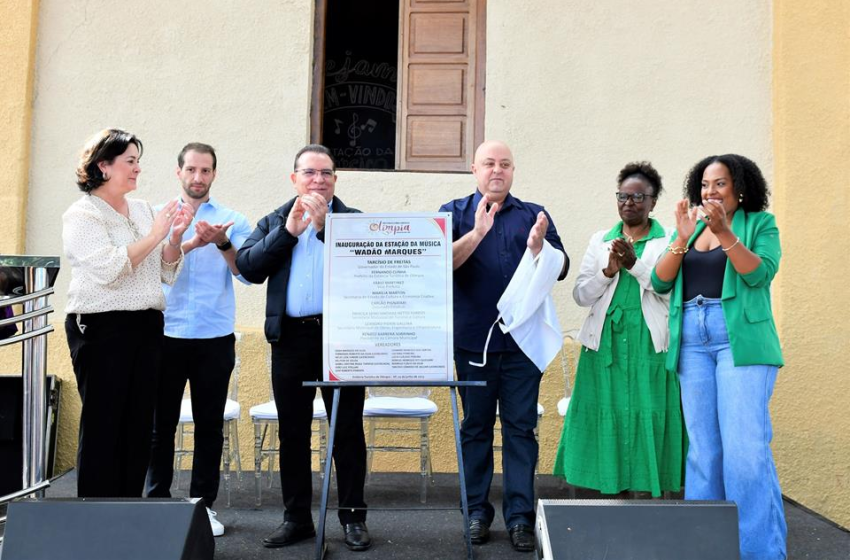  Olímpia inaugura Estação da Música com homenagem a Wadão Marques