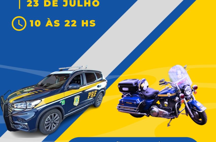  Riopreto Shopping realiza exposição de 95 anos da PRF