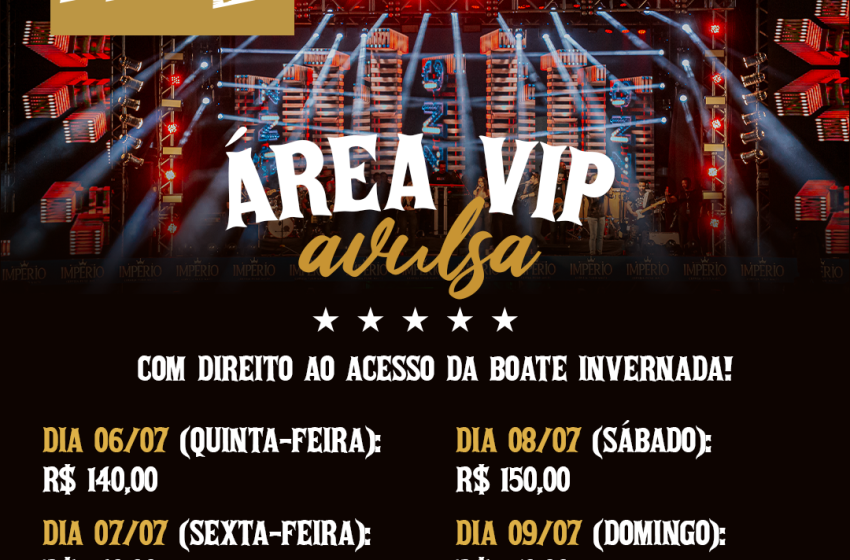 ExpoFrutal inicia vendas de ingressos da área vip