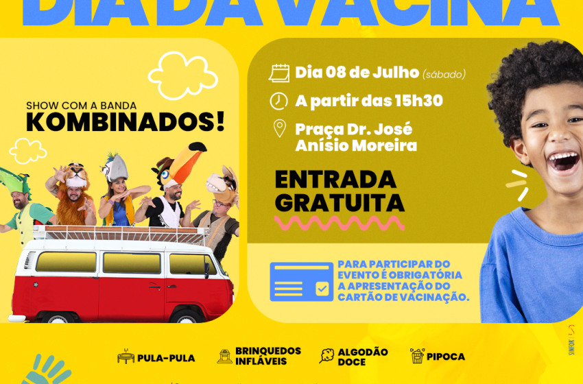  Dia da Vacina será realizado na Praça da Matriz de Mirassol