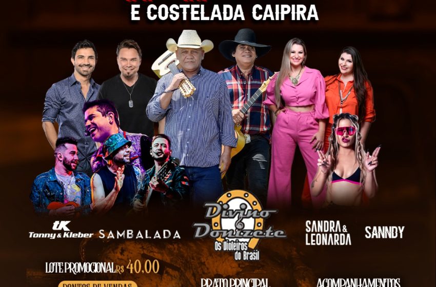  Dupla Divino e Donizete se apresentam no 1º Boi no Rolete de Bady Bassitt