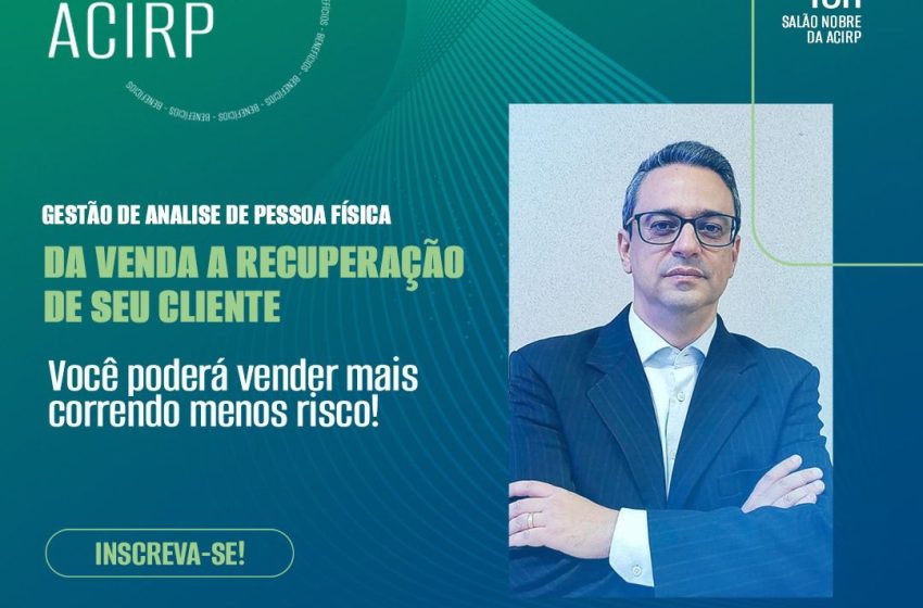  Acirp realiza workshops gratuitos em agosto