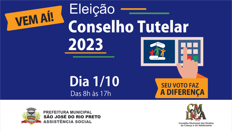  Rio Preto vai eleger conselheiros tutelares no dia 1º de outubro