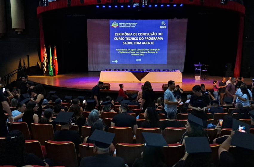  Agentes de Saúde encerram curso técnico do Ministério da Saúde