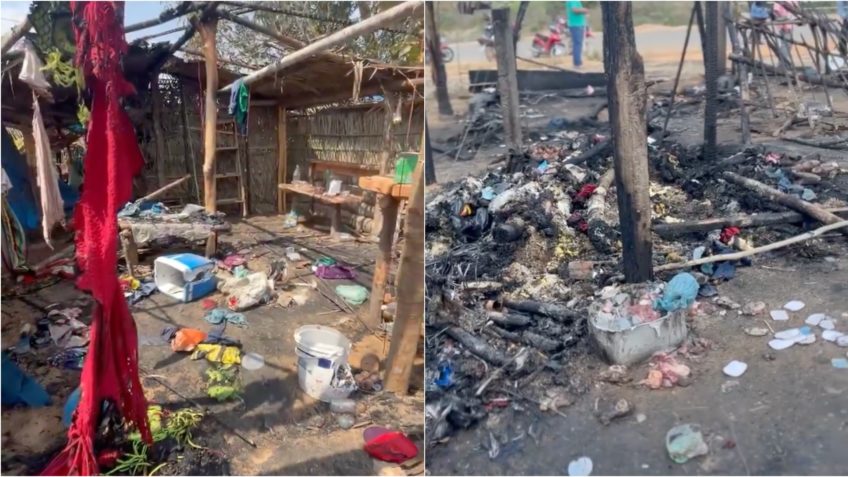  Incêndio em acampamento do MST deixa 9 mortos, no Sul do Pará