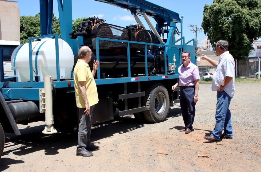  Semae adapta caminhão para manutenções nos poços Bauru