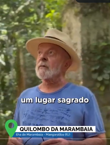  Lula visita quilombo da Marambaia e destaca momento histórico do país