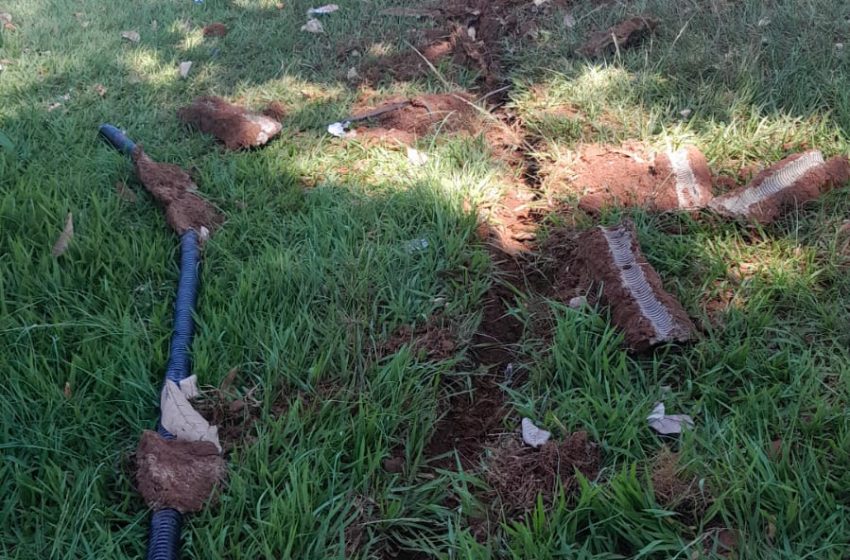  Prefeitura registra furto de fios no Jardim do Bosque