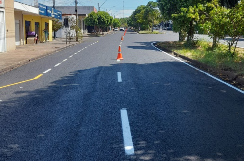  Principal avenida do Cidadania ganha recape e nova sinalização