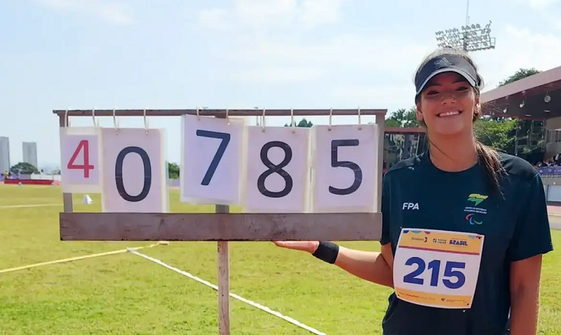  Wanna Brito bate recorde mundial de arremesso de peso paralímpico