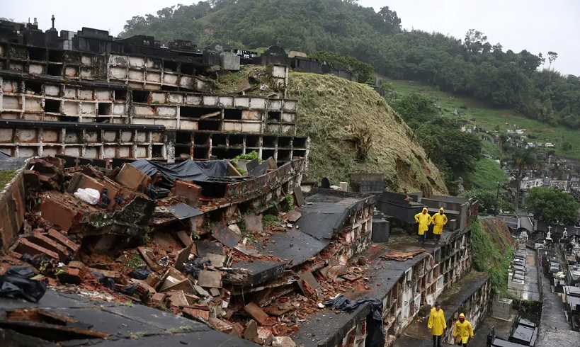  Sobe para oito total de mortos por chuvas no estado do Rio