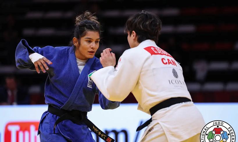  Jéssica Lima é prata no 1º dia do Grand Slam de Judô, na Turquia