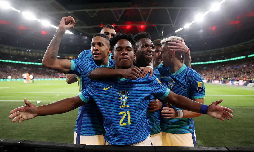  Brasil vence Inglaterra por 1×0 na estreia de Dorival Júnior