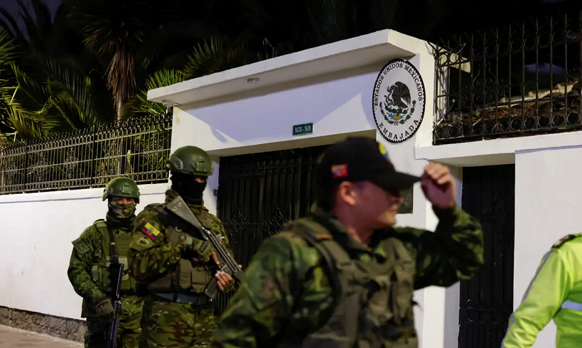  Brasil condena invasão do Equador à embaixada do México em Quito