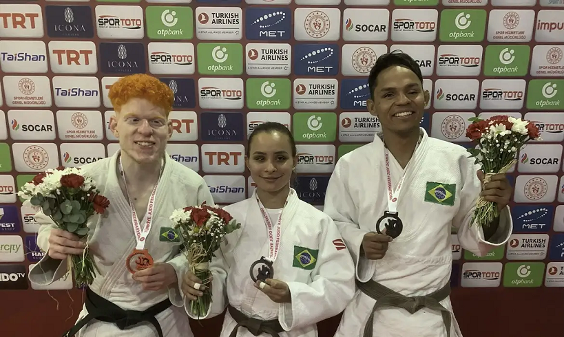  Judô paralímpico: Brasil abre GP na Turquia com 2 pratas e 1 bronze