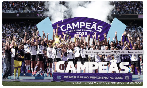  Corinthians vence Cruzeiro e conquista o hepta do Brasileirão Feminino